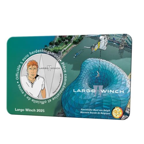 Euromunten / Belgie / 2025 / 5 Euro / Coincard / Largo Winch / Color - Afbeelding 3