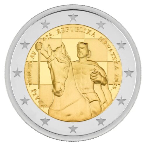 Euromunten / Kroatie / 2025 / 2 Euro / Coincard / Koning Tomislav - Afbeelding 2