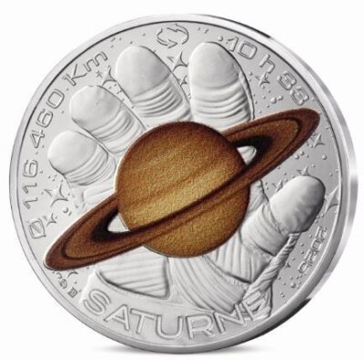 Euromunten / Frankrijk / 2025 / 10 Euro / Unc / Een Ruimtereis Met Thomas Pesquet - Saturnus