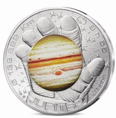 Euromunten / Frankrijk / 2025 / 10 Euro / Unc / Een Ruimtereis Met Thomas Pesquet - Jupiter