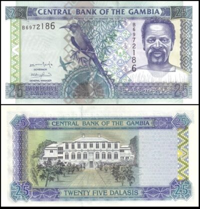 bankbiljetten / 022a / Gambia / 25 Dalasis / Nd / Unc