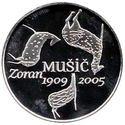 Euromunten / Slovenie / 30 euro / 2009 / Proof In Box / Geboortedag Zoran Music / Zilver 0.925