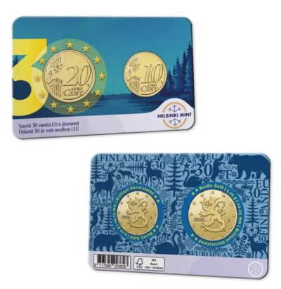 Euromunten / Finland / 2025 / Coincard / 30 Jaar Lid Van De Eu