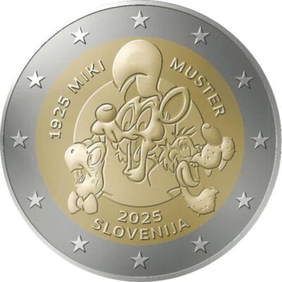 Euromunten / Slovenië / 2025 / 2 Euro / Proof / Miki Muster