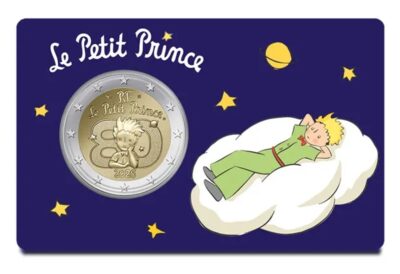 Euromunten / Frankrijk / 2026 / 2 Euro / Coincard / 80 Jaar Le Petit Prince - De Wolk