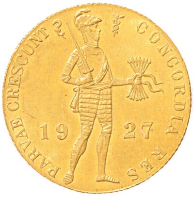 Nederland / 1924 / Enkele Dukaat / Gold / Pr