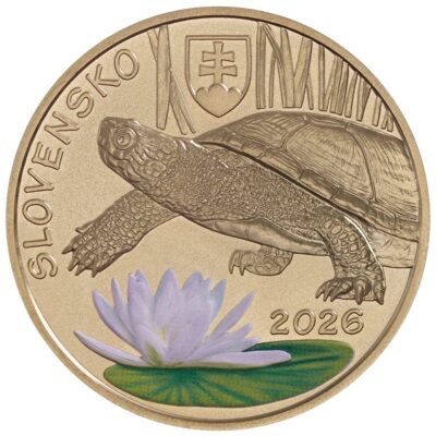 Euromunten / Slowakije / 2026 / 5 Euro / Bu / Schildpad