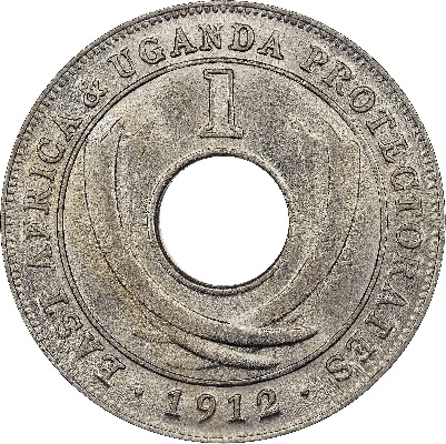 Worldcoins / Km 007 / East Africa / 1912 H / 1 Cent / Zf