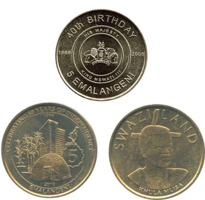 Worldcoins Swaziland 5 Emalangeni