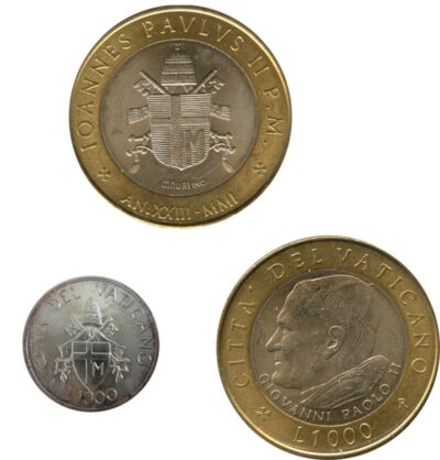 Worldcoins Vatican City 1000 Lire