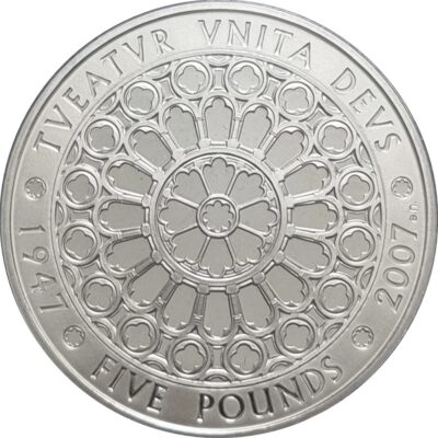 Worldcoins / Km 1077 / Great Britain / 5 Pound / 2007 / Unc / Diamond Wedding