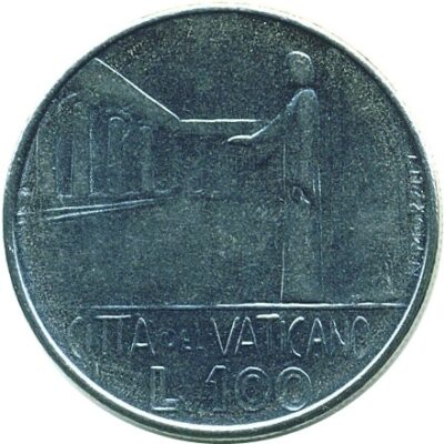 Worldcoins / Km 137 / Vatican City / Vaticaanstad / 100 Lire / 1978 / Unc