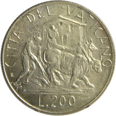 Worldcoins / Km 165 / Vatican City / Vaticaanstad / 200 Lire / 1982 / Unc