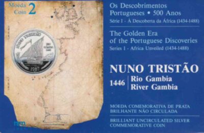 Worldcoins / Km 640a / Portugal / 100 Escudos / 1987 / Proof / Zilver 0.925