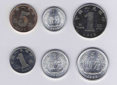 Worldcoins / China / Diverse / Unc / Serie 1