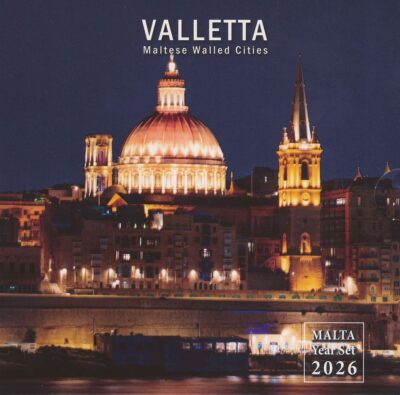 Euromunten / Malta / Bu set / 2026 / Maltese Ommuurde Steden / Valletta