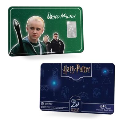 Euromunten / Nederland / 2026 / Coincard / Harry Potter / Draco Malfoy / 1 Gram Zilverbaar / Aankondiging