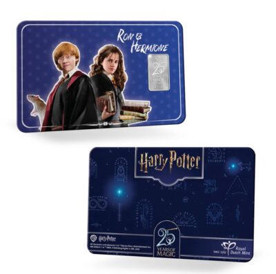 Euromunten / Nederland / 2026 / Coincard / Harry Potter / Ron & Hermione / 1 Gram Zilverbaar / Aankondiging