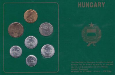 Woldcoins / Hungary / Hongarije / 7 Coins / Unc / 1989-1990