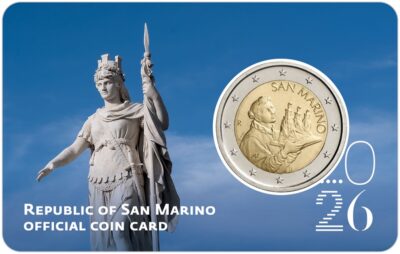 Coincards / San Marino / 2026 / 2 Euro / Vrijheidsbeeld