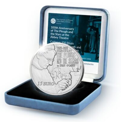 Euromunten / Ierland / 2026 / 15 Euro / Proof / In Box / Sean O'Casey / Zilver 0.925