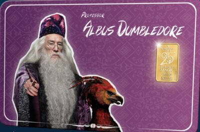 Euromunten / Nederland / 2026 / Coincard / Harry Potter / Albus Dumbledore / 1 Gram Goudbaar 0.999