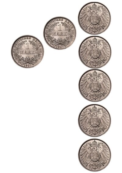 Worldcoins Germany Weimar Republic 1 Mark