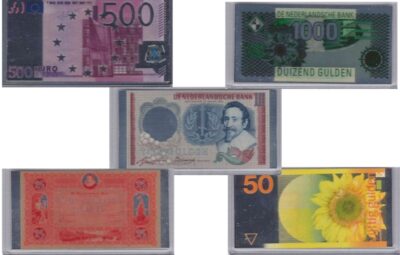 Bankbiljetten 0.999 Zilver Miniatuur
