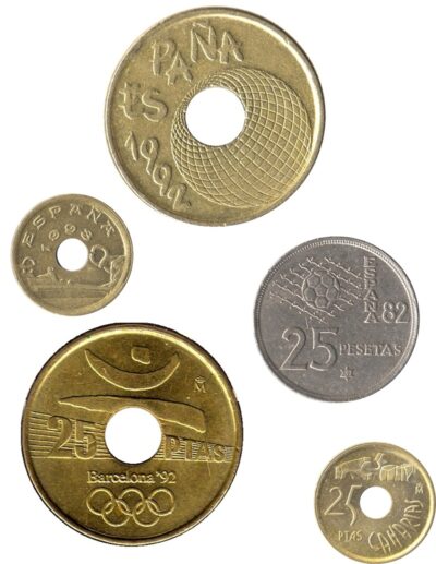 Worldcoins Spain 25 Pesetas