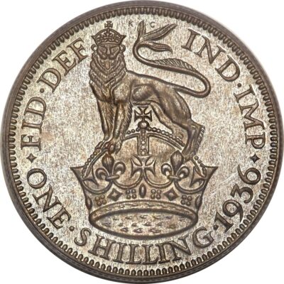 Worldcoins / Km 833 / Great Britain / 1 Shilling / 1931 / Zf+ / Zilver 0.500