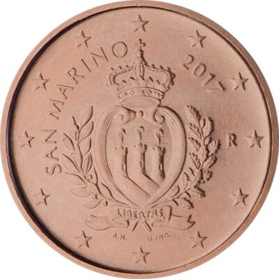 Euromunten / San Marino / 2025 / 1 Cent / Unc