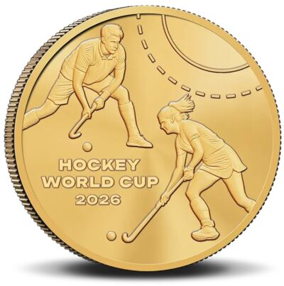 Euromunten / Belgie / 2026 / 2,50 Euro / Unc / WK Hockey in België en Nederland / Aankondiging