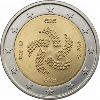 Euromunten / Ierland / 2026 / 2 Euro / Unc / Voorzitter EU