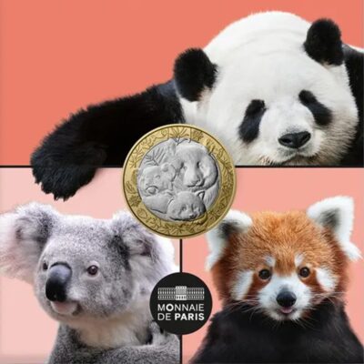Euromunten / Frankrijk / 2026 / 5 Euro / Unc / Panda's En Koala