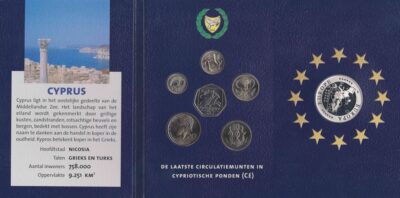 Worldcoins / Cyprus / Unc Set / Europa / Zilver 0.925 Penning