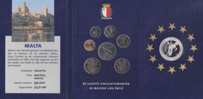 Worldcoins / Malta / Unc Serie / Europa / Zilver 0.925 Penning