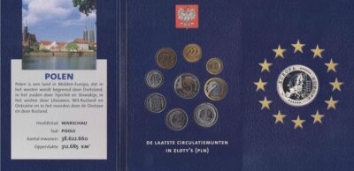Worldcoins / Poland / Unc Set / Europa / Zilver 0.925 Penning