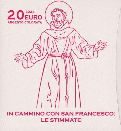 Euromunten / Vaticaan / 2024 / 20 Euro / Proof / Wandeling Met Sint Franciscus / Zilver 0.925