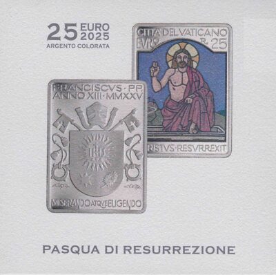 Euromunten / Vaticaan / 2025 / 25 Euro / Proof / Verrijzenis Van Christus / Zilver