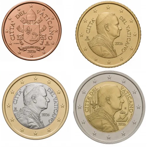 Euromunten / Vaticaan / 2026 / Bu / Incl. 5 Euro / Aankondiging - Afbeelding 2
