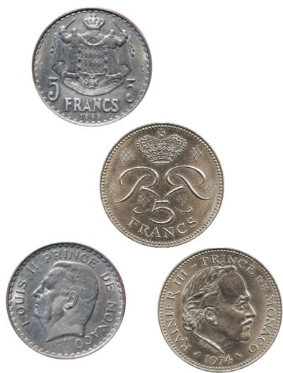 Worldcoins Monaco 5 Francs
