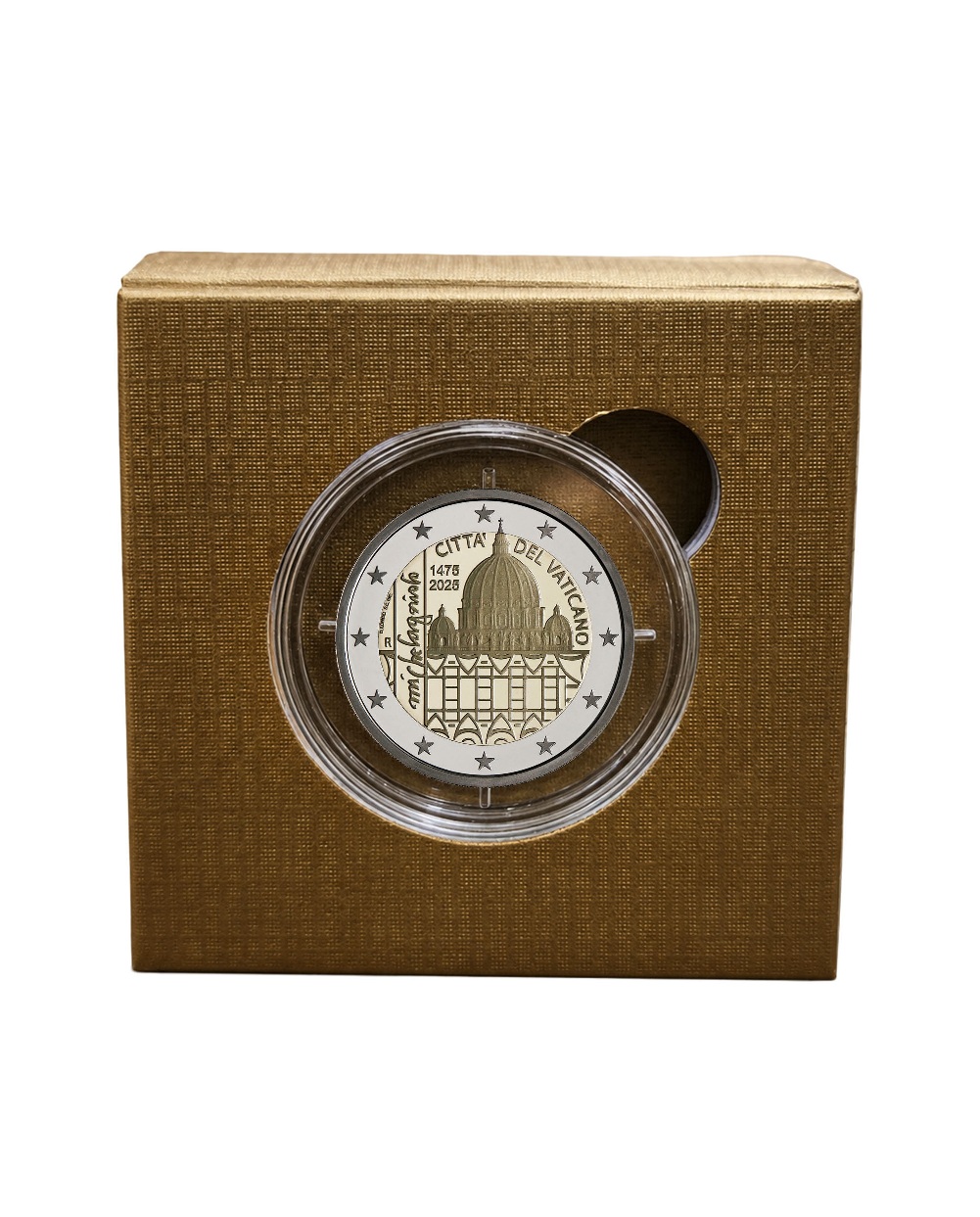 Euromunten / Vaticaan / 2025 / 2 Euro / Proof / Michelangelo / Aankondiging