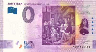 0 Euro Biljet / Netherlands / 2026 / Jan Steen - Het Sint-Nicolaasfeest 1665-1668