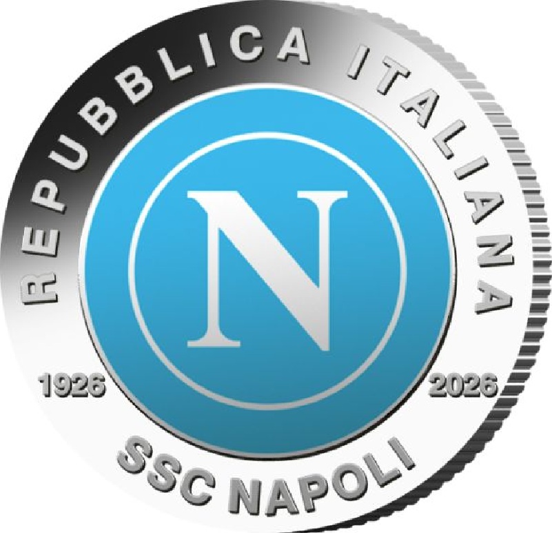 Euromunten / Italie / 2026 / 5 Euro / Proof / 100 Jaar SSC Napoli / Aankondiging - Afbeelding 2