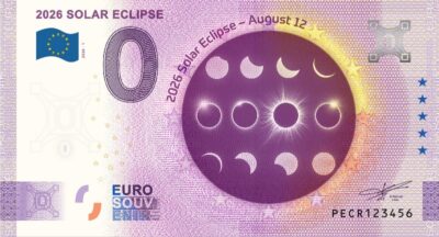 0 Euro Biljet / Netherlands / 2026 / Solar Eclipse