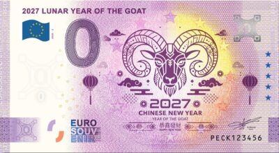0 Euro Biljet / Netherlands / 2026 / 2027 Jaar Van De Geit