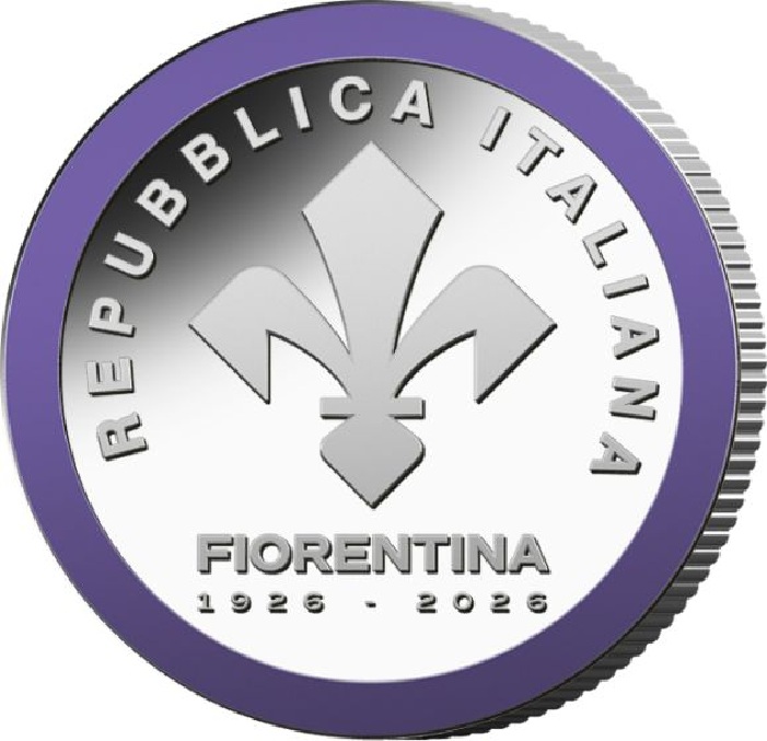 Euromunten / Italie / 2026 / 5 Euro / Proof / 100 Jaar ACF Fiorentina / Aankondiging - Afbeelding 2